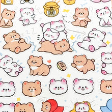 Load image into Gallery viewer, Honey Bear Stickers - MAIDO! Kairashi Shop

