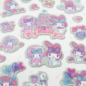 Sanrio Embossed Stickers -  My Melody - MAIDO! Kairashi Shop