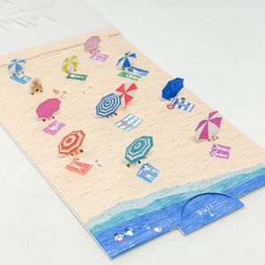Greeting Life: Good Time Card  - Parasol - MAIDO! Kairashi Shop