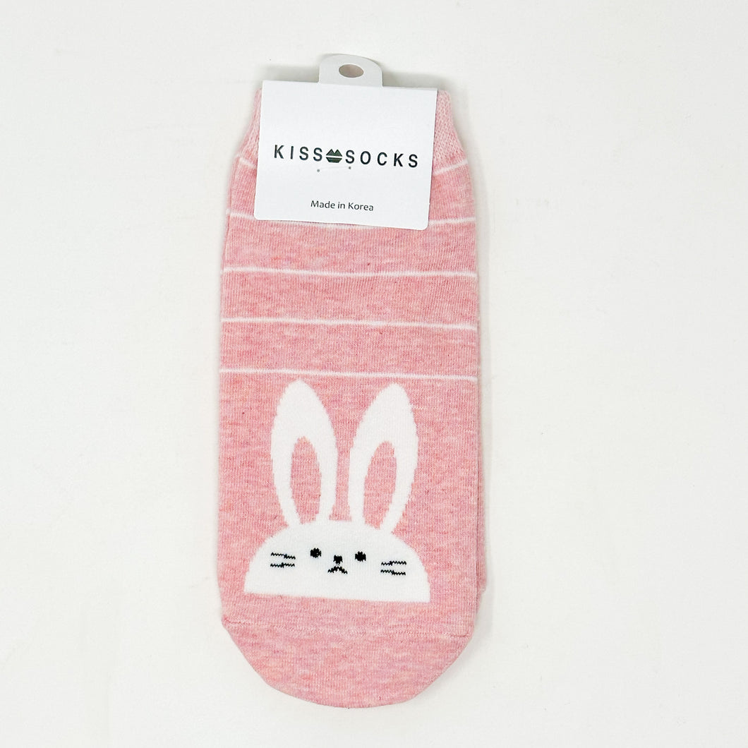 Banzai: Animal Pattern Low Cut Socks - Bunny - MAIDO! Kairashi Shop