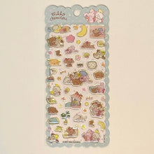 Load image into Gallery viewer, Mikko Illustrations Characters 3D Sleepy Time stickers - MAIDO! Kairashi Shop
