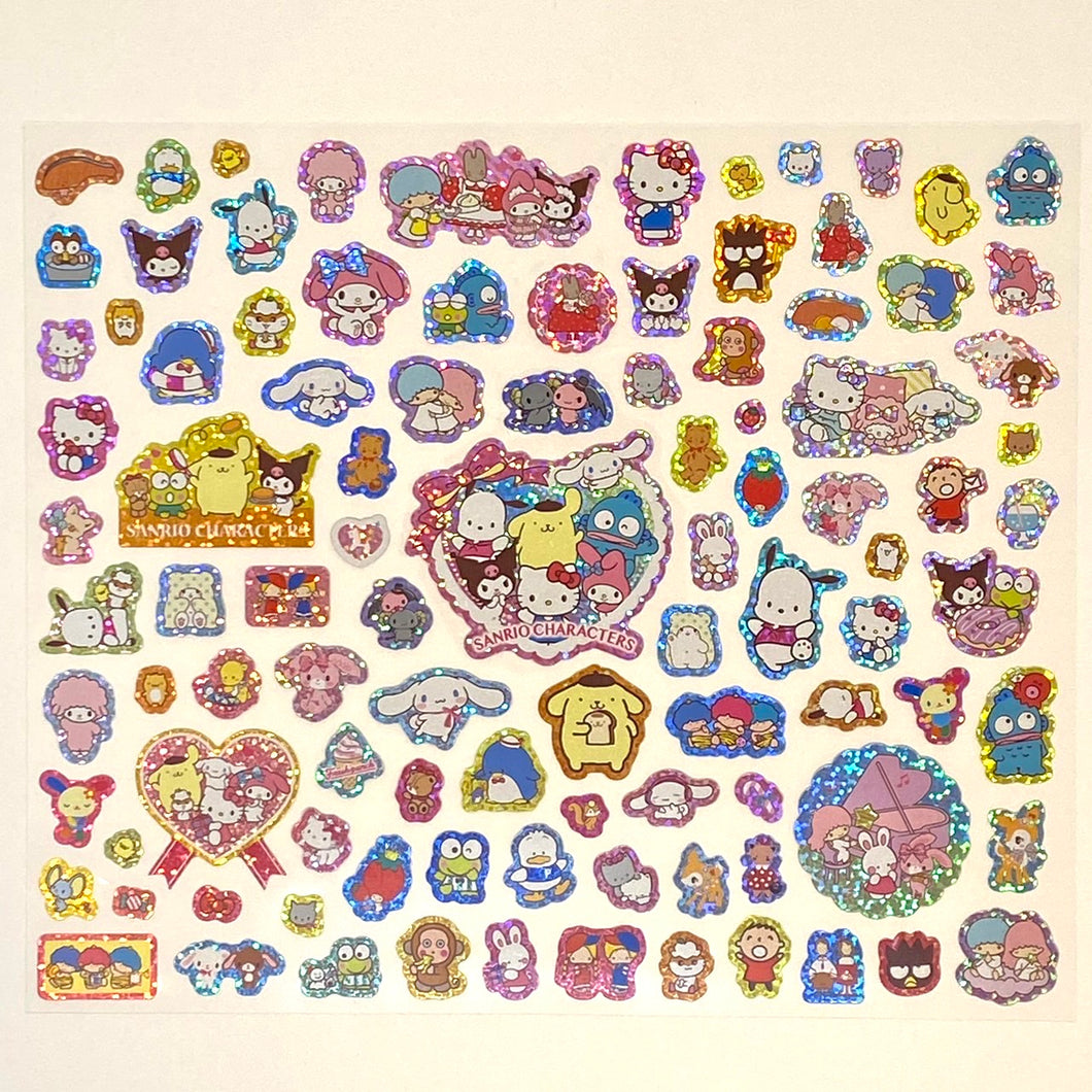 Sanrio Characters 100-Piece Glitter stickers - MAIDO! Kairashi Shop