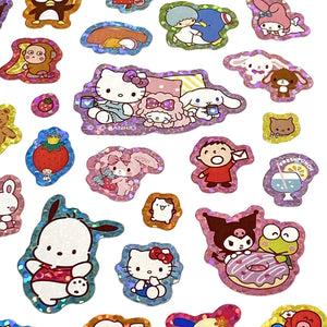 Sanrio Characters 100-Piece Glitter stickers - MAIDO! Kairashi Shop