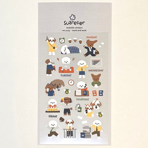 JR International Work and Work Suatelier stickers - MAIDO! Kairashi Shop