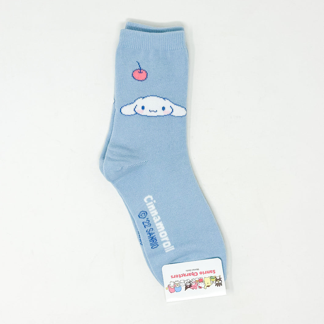 Sanrio Characters Crew Socks - Cinnamoroll - MAIDO! Kairashi Shop