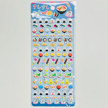 Load image into Gallery viewer, Banzai Sushi x Sushi Stickers / Blue - MAIDO! Kairashi Shop
