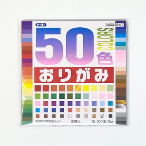 Toyo Origami 50 Colors 60 Sheets - MAIDO! Kairashi Shop