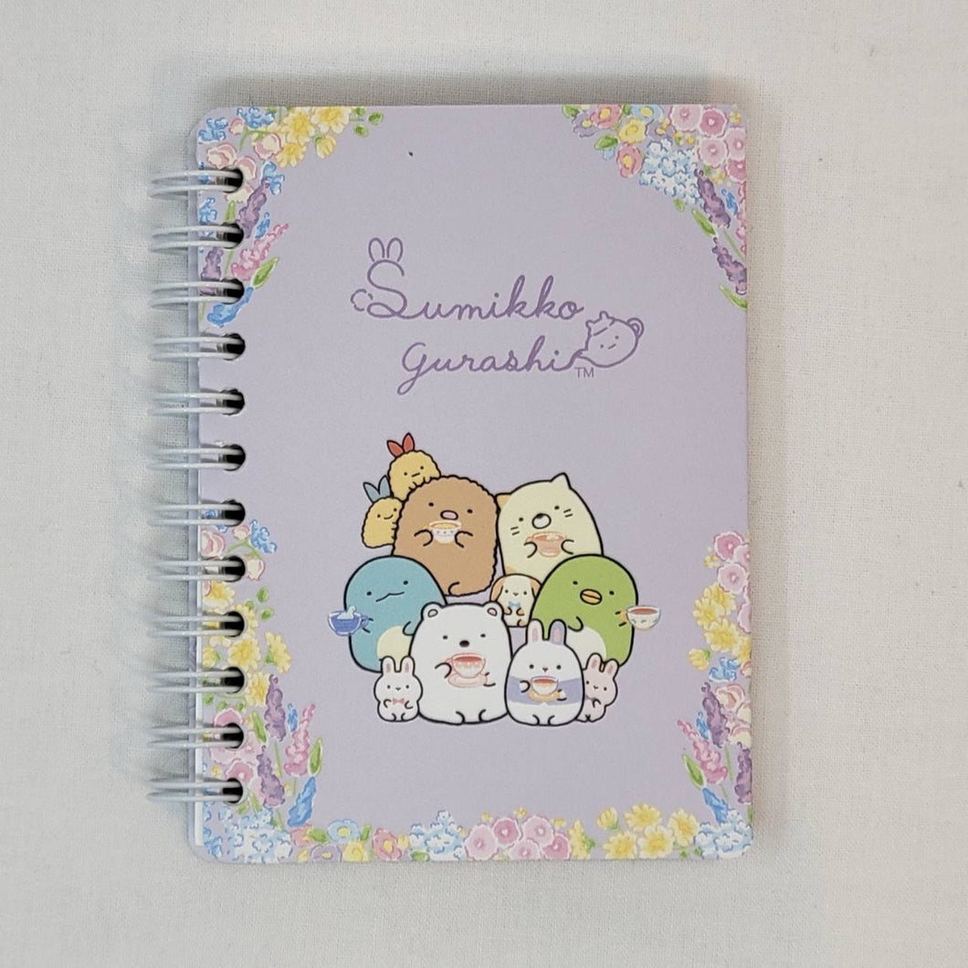 San-X Sumikkogurashi Mini Notebook - Purple - MAIDO! Kairashi Shop