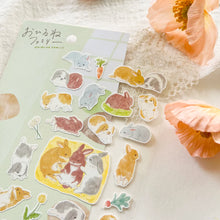 Load image into Gallery viewer, MIND WAVE Napping Family Stickers - Tozawa Family - - MAIDO! Kairashi Shop
