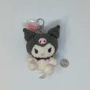 Sanrio Key Chain with Mascot Retro Design - Kuromi - MAIDO! Kairashi Shop