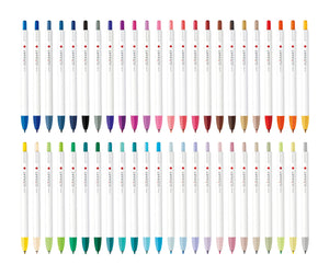 Zebra Clickart Knock Type Pen 0.6 mm - Blue Gray - MAIDO! Kairashi Shop