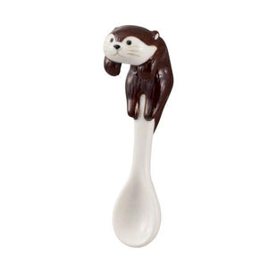 Miya Spoon Otter Dark Brown 3.75" - MAIDO! Kairashi Shop
