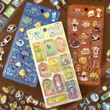 Load image into Gallery viewer, BGM Kyururun Seal Stickers Vol.2 - Cafe a la Mode Brulee - MAIDO! Kairashi Shop
