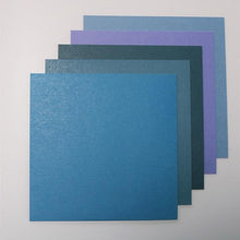 Load image into Gallery viewer, Shogado Origami Washi Shades of Blue - MAIDO! Kairashi Shop
