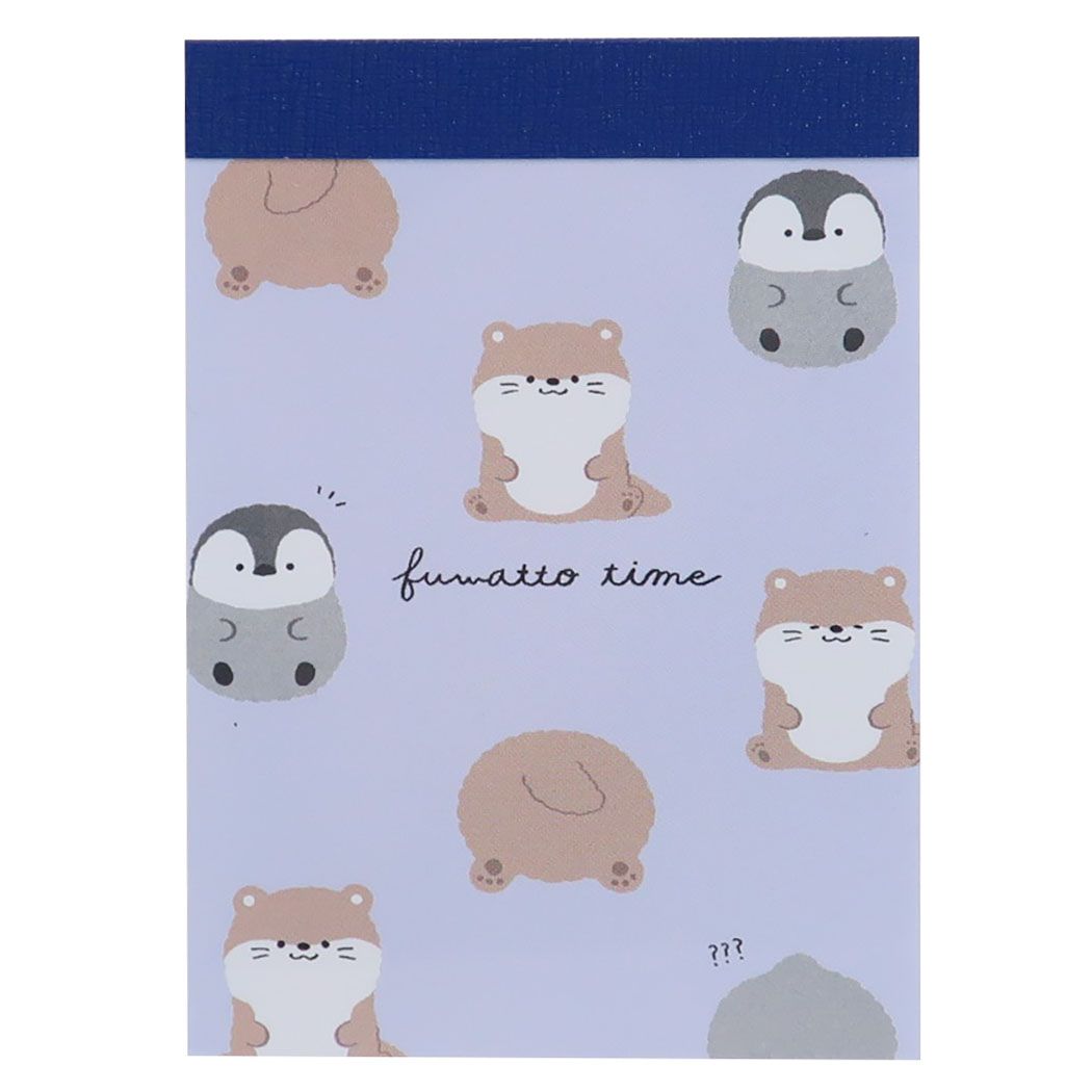 Crux Otter & Penguin Mini Note Book - MAIDO! Kairashi Shop