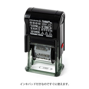Midori Rotating Paintable Stamp - Daily Record - MAIDO! Kairashi Shop
