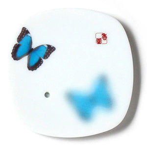 NIPPON KODO YUME-NO-YUME - Ceramic Plate - Butterfly - MAIDO! Kairashi Shop