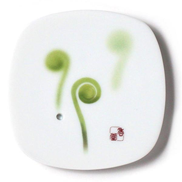 NIPPON KODO YUME-NO-YUME - Ceramic Plate - Fiddlehead Fern - MAIDO! Kairashi Shop