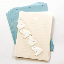 Load image into Gallery viewer, Midori Letter Set Polar Bear - MAIDO! Kairashi Shop
