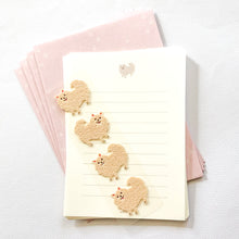 Load image into Gallery viewer, Midori Letter Set Pomeranian - MAIDO! Kairashi Shop

