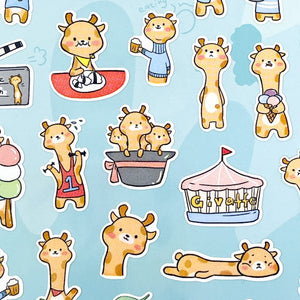NEKOMI Giraffe Stickers - MAIDO! Kairashi Shop