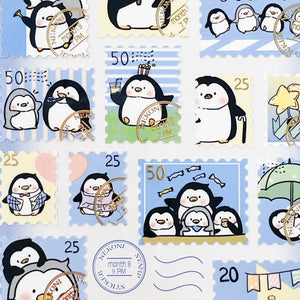 NEKOMI Penguin Stamp Stickers - MAIDO! Kairashi Shop