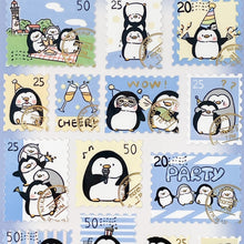 Load image into Gallery viewer, NEKOMI Penguin Stamp Stickers - MAIDO! Kairashi Shop
