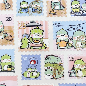 NEKOMI Dinosaur Stamp Stickers - MAIDO! Kairashi Shop