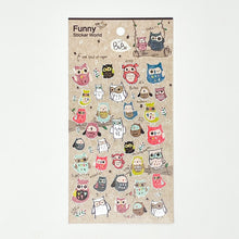 Load image into Gallery viewer, Funny Sticker World Stickers - Bubo Owl - MAIDO! Kairashi Shop
