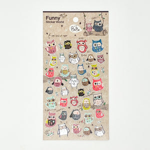 Funny Sticker World Stickers - Bubo Owl - MAIDO! Kairashi Shop