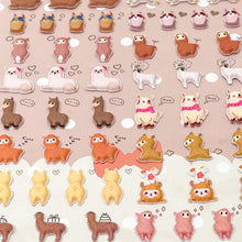Load image into Gallery viewer, NEKOMI Lama Petit Fluffy Stickers - MAIDO! Kairashi Shop
