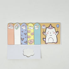 Load image into Gallery viewer, NEKOMI Sticky Notes - Unicorn - MAIDO! Kairashi Shop
