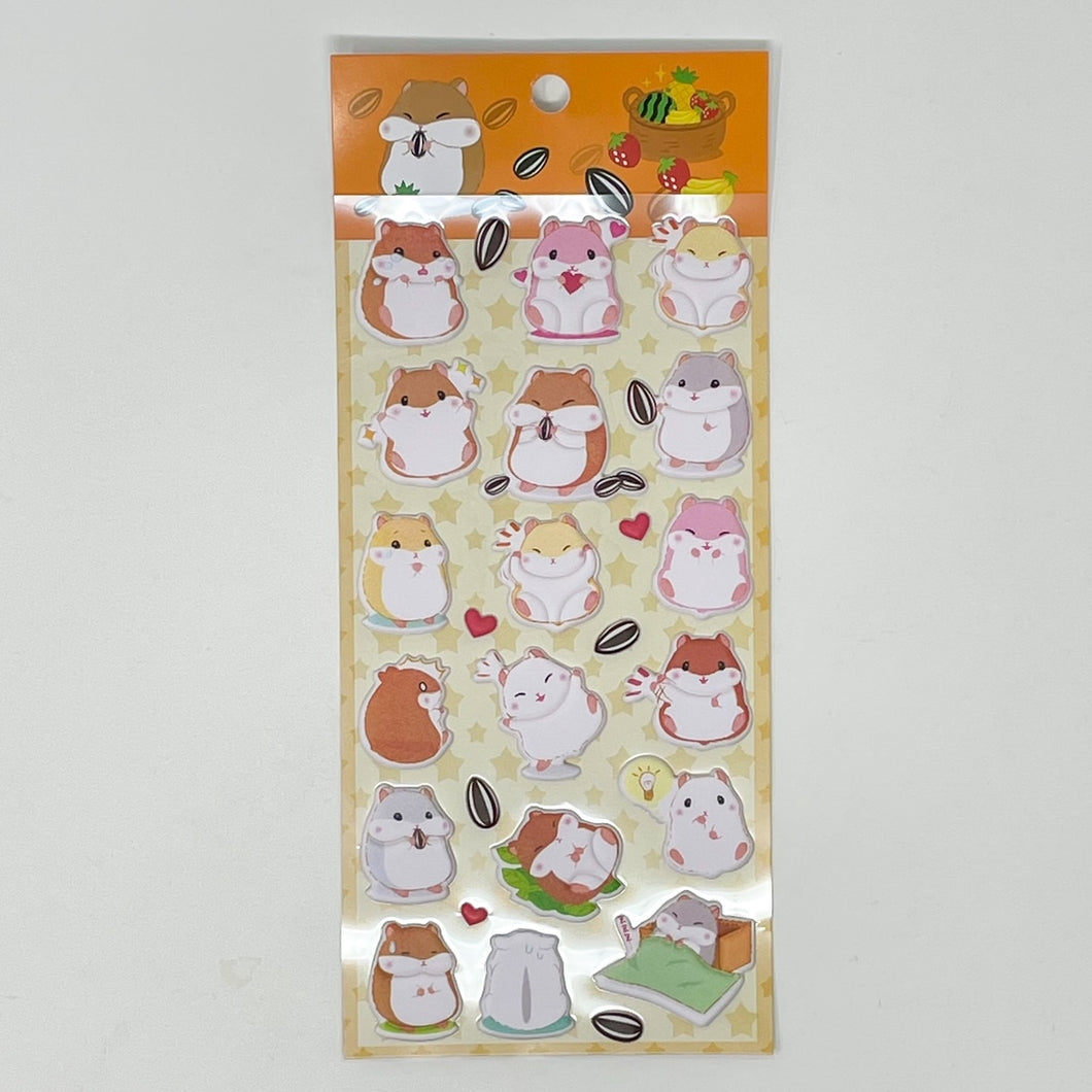 Shan Le Hamster Stickers - Sun Flower Seeds - MAIDO! Kairashi Shop