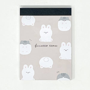 Crux Bunny & Hamster Mini Note Book - MAIDO! Kairashi Shop