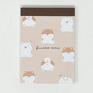 Crux Puppy Fuwatto Time Mini Note Book - MAIDO! Kairashi Shop