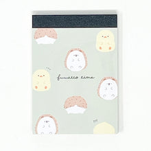 Load image into Gallery viewer, Crux Chick and Hedgehog Mini Note Book - MAIDO! Kairashi Shop
