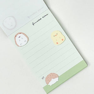 Crux Chick and Hedgehog Mini Note Book - MAIDO! Kairashi Shop
