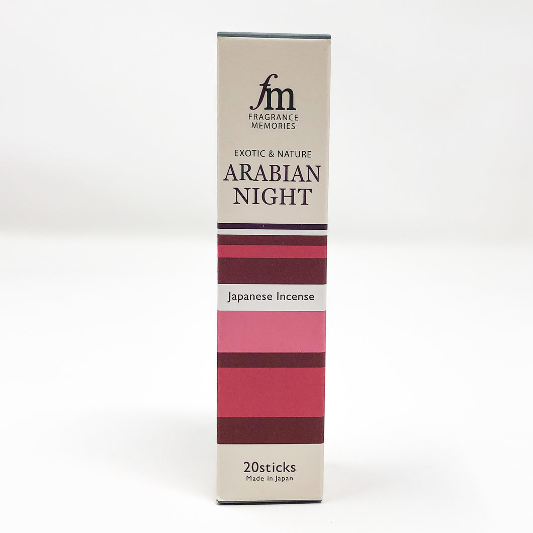 FRAGRANCE MEMORIES EXOTIC & NATURE Arabian Night 20 sticks - MAIDO! Kairashi Shop