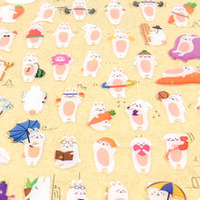 Load image into Gallery viewer, Funny Popo Rabbit Gel Stickers - MAIDO! Kairashi Shop
