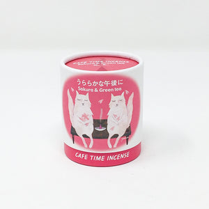 NIPPON KODO  Cafe Time Incense - Sakura & Green Tea - MAIDO! Kairashi Shop