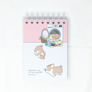 Ssueim & Cclim Pocket Size Notebook - Pink - MAIDO! Kairashi Shop