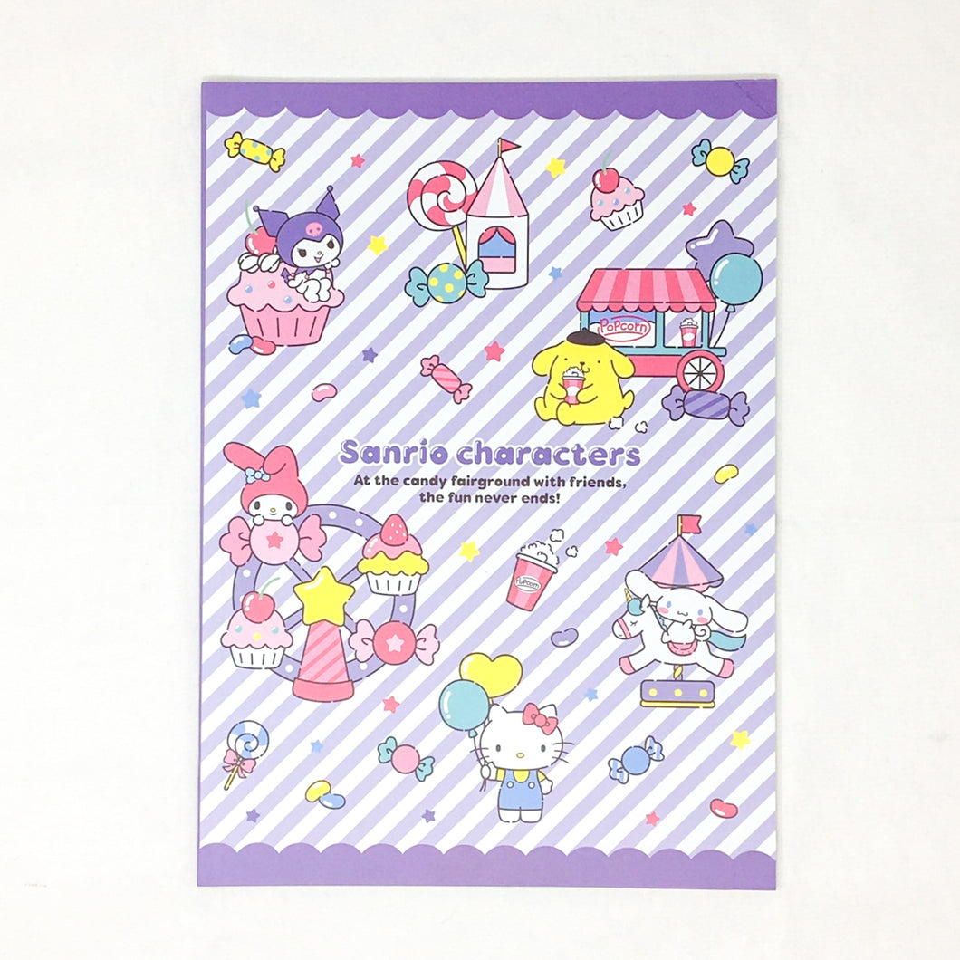 Sanrio Characters Notebook - Purple - MAIDO! Kairashi Shop