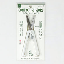 Load image into Gallery viewer, Midori XS Compact Scissors White - MAIDO! Kairashi Shop
