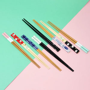 Banzai Living Chopsticks 2 Pairs Pink & Green - MAIDO! Kairashi Shop