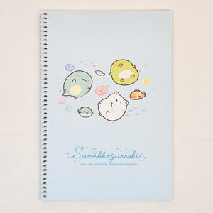 SanX Sumikkogurashi Mini Notebook  - Ocean - MAIDO! Kairashi Shop