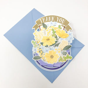 Greeting Life Thank You Flower Pot Card - MAIDO! Kairashi Shop