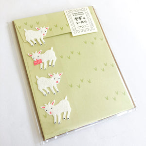 Midori Letter Set Goat - MAIDO! Kairashi Shop