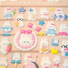 Load image into Gallery viewer, Little White Bunny Stickers - MAIDO! Kairashi Shop
