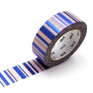mt Overlapped Stripe Washi Tape 15 mm - MAIDO! Kairashi Shop