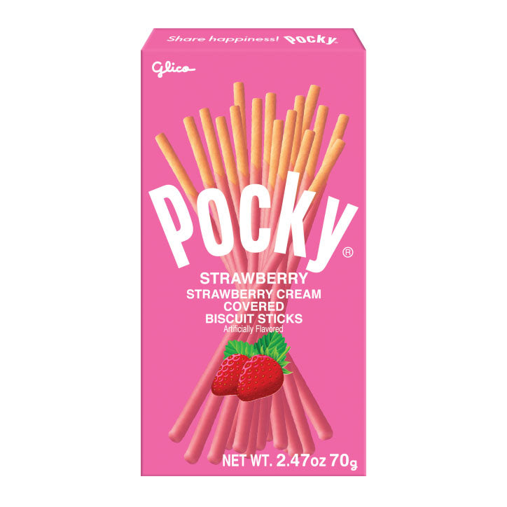Glico Pocky Strawberry - MAIDO! Kairashi Shop